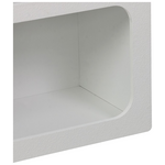 Βιβλιοθήκη-Ραφιέρα Emersi Pakoworld mdf σε Λευκή Απόχρωση 70x35x100εκ