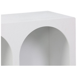 Μπουφές Emersi Pakoworld με Ράφια mdf σε Λευκή Απόχρωση 120x35x76εκ