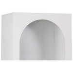 Βιβλιοθήκη Emersi Pakoworld mdf σε Λευκή Απόχρωση 48x35x180εκ