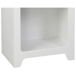 Βιβλιοθήκη Emersi Pakoworld mdf σε Λευκή Απόχρωση 48x35x180εκ