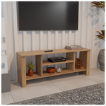 Έπιπλο Τηλεόρασης Seref Pakoworld σε oak Απόχρωση 120x30x47εκ