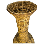 Διακοσμητικό Βάζο Strail Inart Banana Rope σε Φυσική Απόχρωση Φ40x100εκ