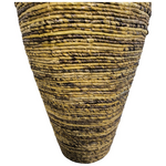 Διακοσμητικό Βάζο Lerpon Inart Banana Rope σε Φυσική Απόχρωση Φ40x100εκ
