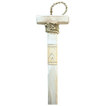 Διακοσμητικό Τοίχου Κουπί Boon Inart Μαόνι Ξύλο σε Λευκή-Φυσική Απόχρωση 20x3x120εκ