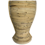 Βάζο Virnia Inart pe Rattan σε Φυσική Απόχρωση Φ40x100εκ