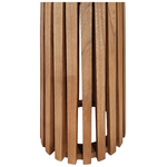 Τραπέζι Kenda i Pakoworld Mindi Ξύλο σε Φυσική Απόχρωση Φ80x75εκ