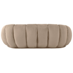 Καναπές Embrace Pakoworld Βελούδο σε Μπεζ  Απόχρωση 180x105x65εκ