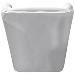 Πολυθρόνα Regalo Pakoworld Βελούδο σε Λευκή Απόχρωση 75x88x85εκ