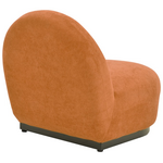 Πολυθρόνα Περιστρεφόμενη Zenny Pakoworld Υφασμα Terracotta 64x85x68εκ