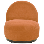 Πολυθρόνα Περιστρεφόμενη Zenny Pakoworld Υφασμα Terracotta 64x85x68εκ