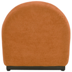 Πολυθρόνα Περιστρεφόμενη Zenny Pakoworld Υφασμα Terracotta 64x85x68εκ