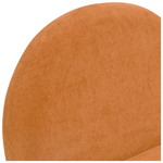 Πολυθρόνα Περιστρεφόμενη Zenny Pakoworld Υφασμα Terracotta 64x85x68εκ