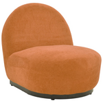 Πολυθρόνα Περιστρεφόμενη Zenny Pakoworld Υφασμα Terracotta 64x85x68εκ