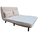 Καναπές-Κρεβάτι Josuane i Pakoworld Διθέσιος Βελούδο σε Γκρι Απόχρωση 122x80x81εκ