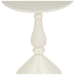 Βοηθητικό Τραπέζι Lalou Pakoworld Μέταλλο σε Κρέμα Απόχρωση Φ40x55εκ