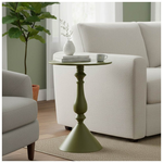 Βοηθητικό Τραπέζι Lalou Pakoworld Μέταλλο σε Λαδι Απόχρωση Φ40x55εκ