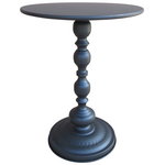 Βοηθητικό Τραπέζι Anesor Pakoworld Μέταλλο σε Μαύρη Απόχρωση Φ40x52εκ