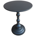 Βοηθητικό Τραπέζι Anesor Pakoworld Μέταλλο σε Μαύρη Απόχρωση Φ40x52εκ