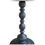 Βοηθητικό Τραπέζι Anesor Pakoworld Μέταλλο σε Μαύρη Απόχρωση Φ40x52εκ