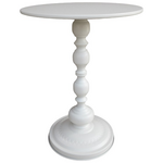 Βοηθητικό Τραπέζι Anesor Pakoworld Μέταλλο σε Κρεμ Απόχρωση Φ40x52εκ