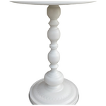 Βοηθητικό Τραπέζι Anesor Pakoworld Μέταλλο σε Κρεμ Απόχρωση Φ40x52εκ