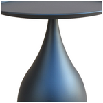 Βοηθητικό Τραπέζι Samino Pakoworld Μέταλλο σε Μαύρη Απόχρωση Φ39x42εκ