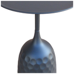 Βοηθητικό Τραπέζι Waini Pakoworld Μέταλλο σε Μαύρη Απόχρωση Φ39x60εκ