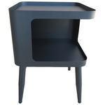 Βοηθητικό Τραπέζι Cubino Pakoworld Μέταλλο σε Μαύρη Απόχρωση 35x35x50εκ