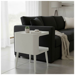 Βοηθητικό Τραπέζι Cubino Pakoworld Μέταλλο σε Κρεμ Απόχρωση 35x35x50εκ