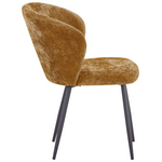 Καρέκλα Karg Pakoworld Camel Ύφασμα-Πόδι Μαύρο Μέταλλο 57x62x80εκ