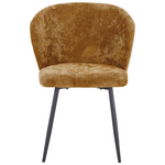 Καρέκλα Karg Pakoworld Camel Ύφασμα-Πόδι Μαύρο Μέταλλο 57x62x80εκ