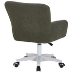 Καρέκλα Γραφείου Εργασίας Givole Pakoworld σε Λαδί Μπουκλέ Ύφασμα 55x55x75-84εκ