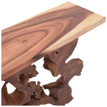 Κονσόλα Jako Inart Teak Ξύλο σε Φυσική Απόχρωση 120x40x80εκ