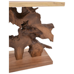 Κονσόλα Nasiol Inart Teak Ξύλο σε Φυσική Απόχρωση 120x40x75εκ