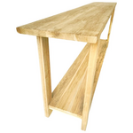 Κονσόλα Decoza Pakoworld Teak Ξύλο σε Φυσική Απόχρωση 200x40x80εκ