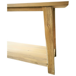 Κονσόλα Decoza Pakoworld Teak Ξύλο σε Φυσική Απόχρωση 200x40x80εκ