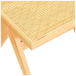 Καρέκλα Winslow Pakoworld Rubberwood-Rattan σε Φυσική Απόχρωση 46x58x80εκ