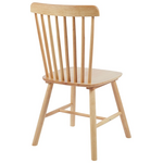 Καρέκλα Bristol Pakoworld Rubberwood σε Φυσική Απόχρωση 45x51x86εκ