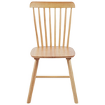 Καρέκλα Bristol Pakoworld Rubberwood σε Φυσική Απόχρωση 45x51x86εκ