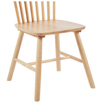 Καρέκλα Bristol Pakoworld Rubberwood σε Φυσική Απόχρωση 45x51x86εκ