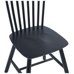 Καρέκλα Bristol Pakoworld Rubberwood σε Μαύρη Απόχρωση 45x51x86εκ