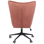 Πολυθρόνα-Μπερζέρα Lobima Pakoworld Περιστρεφόμενη Σάπιο Μήλο Βελούδο με Βάση σε Μαύρη Απόχρωση 71x68x104εκ