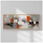 Πίνακας Zebel Pakoworld με Ψηφιακή Εκτύπωση και Πλαίσιο 120x2x50εκ