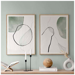 Πίνακας Tiano Pakoworld Δίπτυχος με Ψηφιακή Εκτύπωση και Πλαίσιο 33x1.5x48εκ