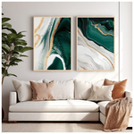 Πίνακας Sesonbe Pakoworld Δίπτυχος με Ψηφιακή Εκτύπωση και Πλαίσιο 33x1.5x48εκ