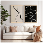 Πίνακας Bennez Pakoworld Δίπτυχος με Ψηφιακή Εκτύπωση και Πλαίσιο 33x1.5x48εκ