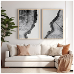 Πίνακας Nepen Pakoworld Δίπτυχος με Ψηφιακή Εκτύπωση και Πλαίσιο 33x1.5x48εκ