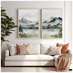 Πίνακας Crelo Pakoworld Δίπτυχος με Ψηφιακή Εκτύπωση και Πλαίσιο 33x1.5x48εκ