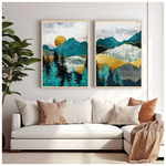 Πίνακας Lovas Pakoworld Δίπτυχος με Ψηφιακή Εκτύπωση και Πλαίσιο 33x1.5x48εκ