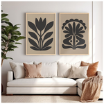 Πίνακας Tianta Pakoworld Δίπτυχος με Ψηφιακή Εκτύπωση και Πλαίσιο 33x1.5x48εκ